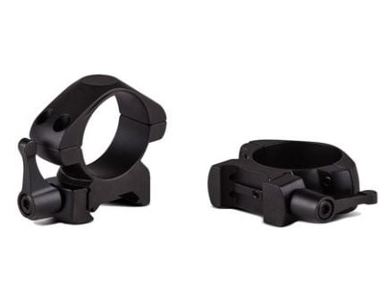 Konus USA 1" Medium Steel 2-Piece Quick Release Scope Ring, Black - 7407