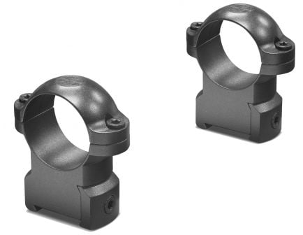 Leupold CZ 550 1" Medium Steel 2-Piece Scope Ring, Matte Black - 177359
