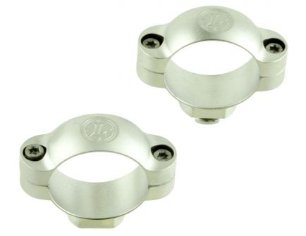 Leupold 1" Low Steel 2-Piece Standard Scope Ring, Silver - 49899