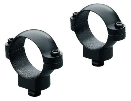 Leupold 1.18" Medium Steel 2-Piece Quick Release Scope Ring, Matte Black - 49931