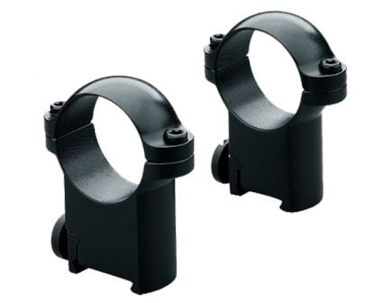 Leupold Sako 1" Super High Steel 2-Piece Scope Ring, Matte Black - 49943