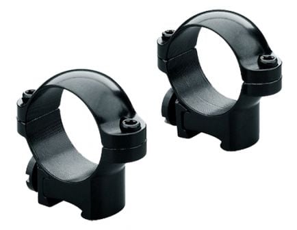 Leupold Rimfire 13mm 1" Medium Steel 2-Piece Scope Ring, Gloss Black - 49947