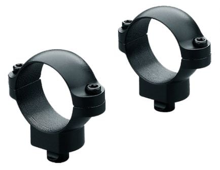 Leupold 1" Medium Steel 2-Piece Quick Release Scope Ring, Matte Black - 49974