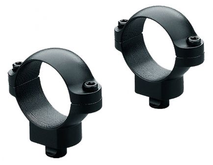 Leupold 1.18" Low Steel 2-Piece Quick Release Scope Ring, Matte Black - 51717