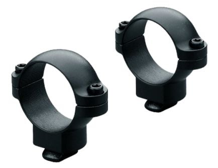 Leupold 1" High Steel 2-Piece Dual Dovetail Scope Ring, Silver - 51730