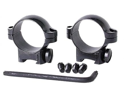 Leupold Rimfire 11mm 1" Medium Steel 2-Piece Scope Ring, Gloss Black - 54231