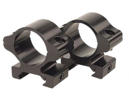 Leupold & Stevens Rifleman 1" Medium Aircraft Grade Aluminum Detachable Scope Ring, Gloss Black - 57380