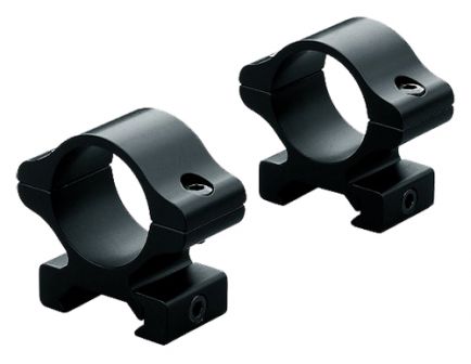 Leupold Rifleman 1" Medium Aircraft Grade Aluminum 2-Piece Detachable Scope Ring, Silver - 57385