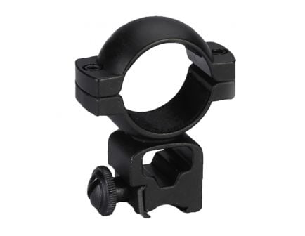 Traditions 1" Quick-Peep Aluminum Top/Bottom Style 1-Piece Scope Ring, Matte Black - A799DS
