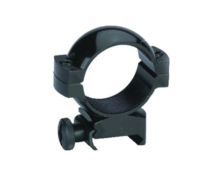Traditions Crackshot 30mm High Aluminum Top/Bottom Style Scope Ring, Gloss Black - A781