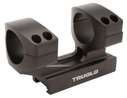 TruGlo AR-15 30mm 1.5" Aluminum 1-Piece Tactical Scope Mount, Anodized Matte Black - TG8964B