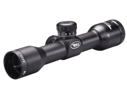 BSA Optics Tactical Weapon 4x30mm Mil-Dot Clamshell Rifle Scope - T4X30WRCP