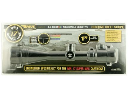 BSA Optics 17 SuperMagnum 6-24x44mm Ballistic Rifle Scope - 17SM624X44AO