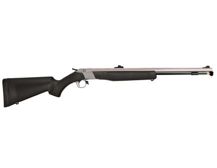 CVA Wolf Muzzleloader .50 Cal Mag 24" Rifle w/ Fiber Optic Sights, Black - PR2110S