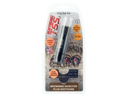 Carlson's Choke Tubes TSS 12 Gauge Browning Invector Plus Turkey Choke Tube, Black - 38021