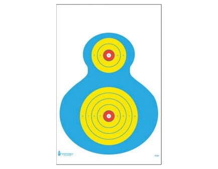 Action Target Law Enforcement 19" x 25" High Visibility Fluorescent Silhouette Target, 100/box - PR-WB1-100