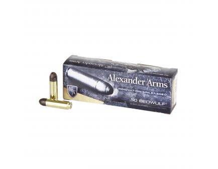Alexander Arms PolyCase Inceptor 200 gr ARX .50 Beowulf Ammo, 20/box - A-B200ARXBX