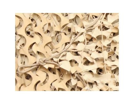 Camo Unlimited Premium-Miltary Netting, 9' 10" x 19' 8", Desert Tan - MS02BDC