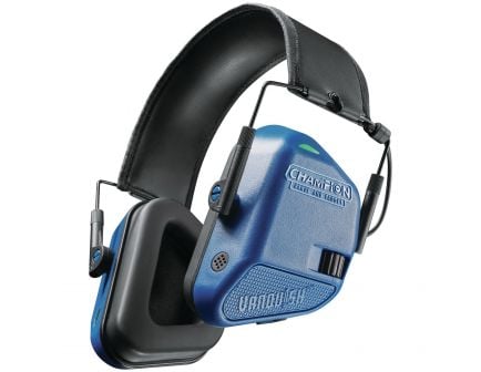 Champion Vanquish 22 dB Hearing Protection Electronic Earmuff, Blue - 40979