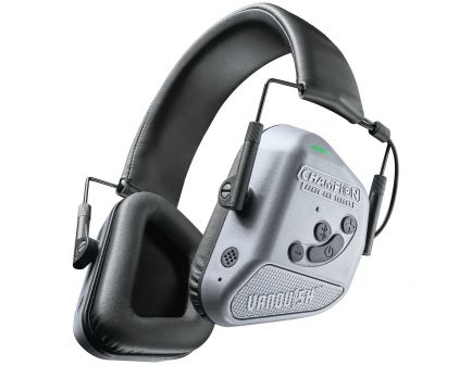 Champion Vanquish Pro 24 dB Hearing Protection Electronic Earmuff, Gray - 40980