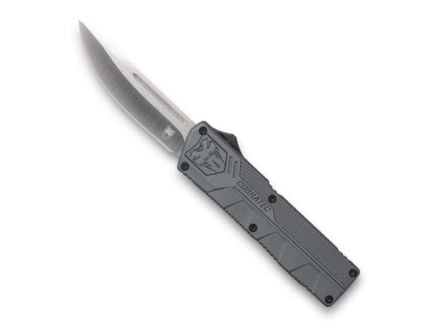 CobraTec Knives Drop Point Lightweight Knife, 3.25", Gray - GYCTLWDNS