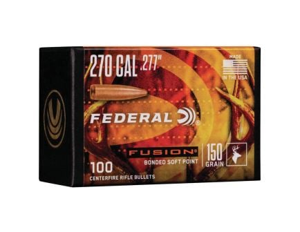 Federal Fusion Component .270 150 gr SP Bullet, 100/box - FB277F4
