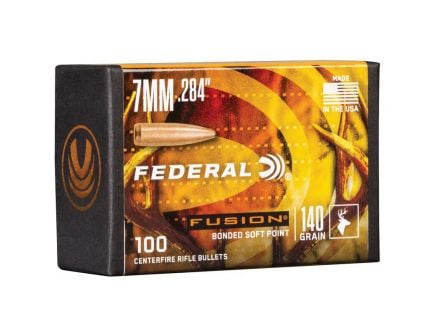 Federal Fusion Component 7mm 140 gr SP Bullet, 100/box - FB284F1