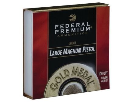 Federal Gold Medal Large Magnum Pistol Match Centerfire Primer for 155 Cal Magnum Revolver - GM155M