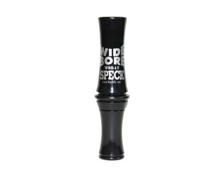Haydels Wide Bore Speck Goose Call, Black - WBS-17