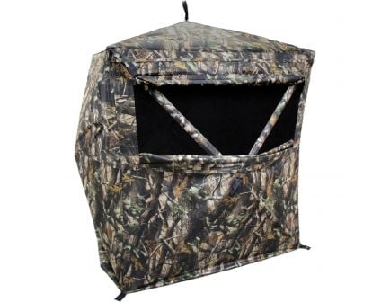 HME 2-Person Pop-Up Ground Blind, 62" L x 62" W x 66" H, Camo - GRDBLND2