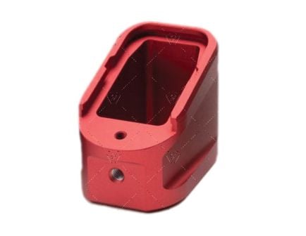 Strike Industries Extended Magazine Plate for Glock G22 - Red Enhanced Capacity - EMP-AL-G17RED