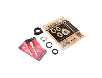Strike Industries Universal 3-Lug Quick Detach Base Set in Black/Silver - Versatile and Durable Detach Base for Rapid Changes - SI-BS-OPPRESSOR-U-BASE