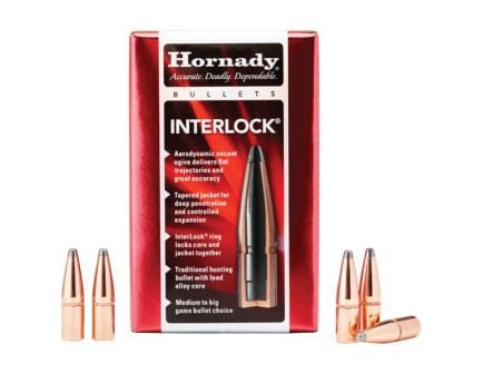 Hornady InterLock 7mm 139 gr Spire Point Rifle Bullet, 100/box - 2820