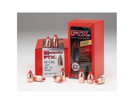 Hornady FTX .45 250 gr Rifle Bullet, 50/box - 45201