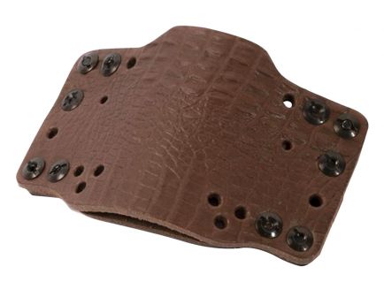 Limbsaver CrossTech Universal Handgun Holster, Leather, Ambidextrous IWB/OWB, Dark Brown - 12527