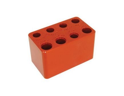 Lyman Multiple Caliber Ammo Checker, .380 Auto/9mm Luger/.38 Super/.40 S&W/.45 ACP/.38/.357/.44 Magnum/Special/.45 Colt - 7833000