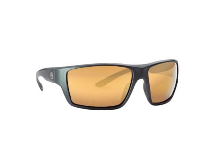 Magpul Industries Terrain Wraparound Eyewear, Polarized Bronze/Gold Mirror Lens, Matte Gray Frame - MAG1021-880