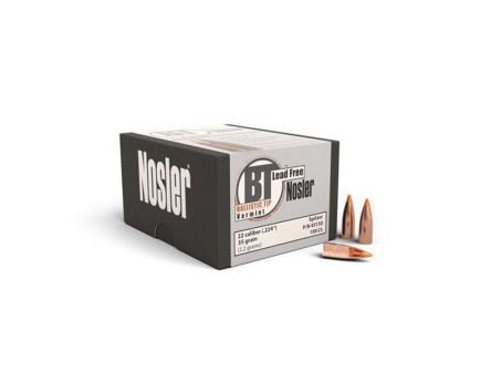 Nosler Ballistic Tip Lead Free Varmint .22 35 gr FBSPT Rifle Bullet, 100/box - 45150