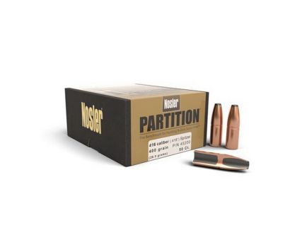 Nosler Partition .416 400 gr FBSPT Rifle Bullet, 50/box - 45200