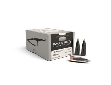 Nosler Ballistic Silvertip .338 200 gr SBT Rifle Bullet, 50/box - 51200