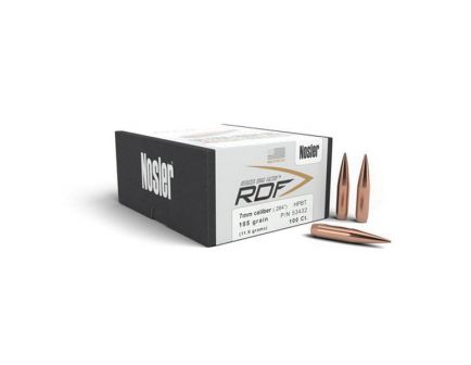 Nosler RDF 7mm 185 gr HPBT Rifle Bullet, 100/box - 53432