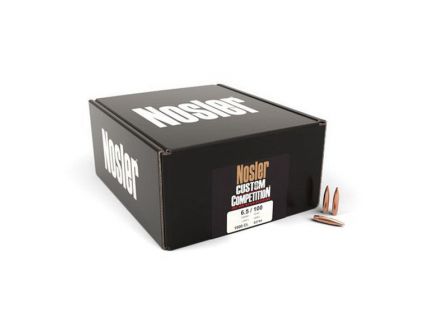 Nosler Custom Competition Match 6.5mm 100 gr HPBT Rifle Bullet, 1000/box - 53744