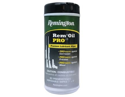 Remington Rem Oil Pro3 Pop-Up Lubricant Wipes, 60/pack - 18922