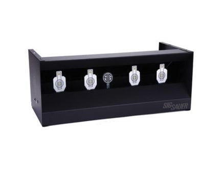Sig Sauer Circular Quad Shooting Gallery, White - AIRTARGETQUA