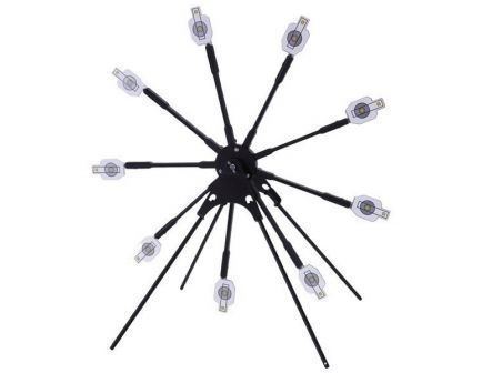 Sig Sauer Circular Texas Star Spinner Target, White - AIRTARGETTXS