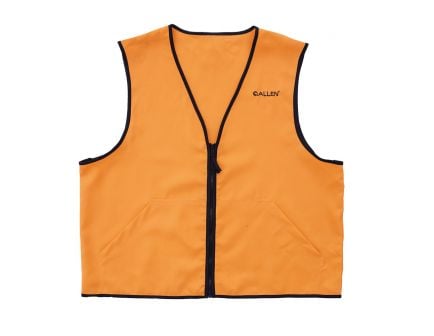 Allen Deluxe Blaze Polyester Large Hunting Vest, Orange - 15766