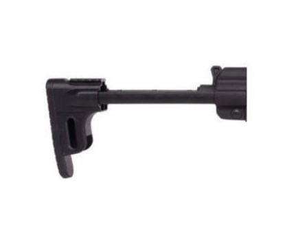 ATI GSG-16 Polymer Retractable Stock w/ Mag Holder, Black - GER4020108