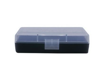 Berrys Bullets 401 .380/9mm 50 Round Flip-Top Ammo Box, Clear/Black - 71933