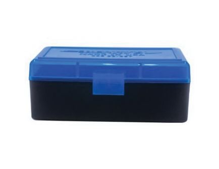 Berrys Bullets 403 .38 Spl/357 Mag 50 Round Flip-Top Ammo Box, Blue/Black - 36713