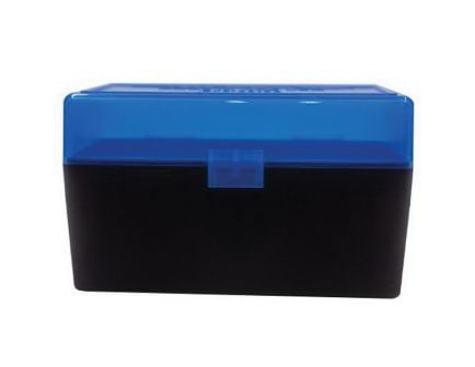 Berrys Bullets 409 .243 Win/.308 Win 50 Round Flip-Top Ammo Box, Blue/Black - 82467